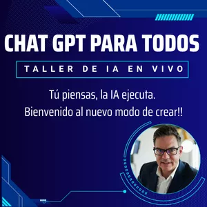 Imagen de portada para Curso online Taller de IA | Chat GPT para Todos