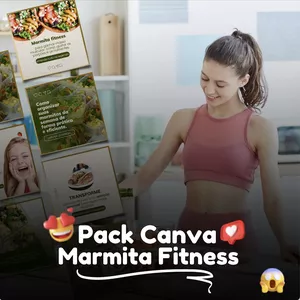 Imagem do curso Pack Canva Marmita Fitness