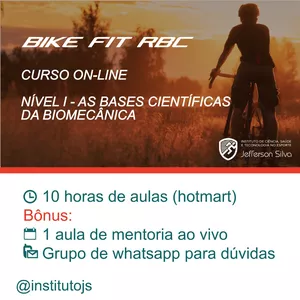 Imagem principal do produto BIKE FIT RBC NÍVEL I - AS BASES CIENTÍFICAS DA BIOMECÂNICA