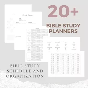 Main image of product Bible Study Planners