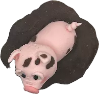 Aprenda a modelar esse porquinho todo sujo na lama no Curso Meu Primeiro Zoológico - Modele 25 Animais em Pasta Americana