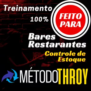 Imagem de MétodoThroy Controle de Estoque  Bares e Restaurantes criado por Eduardo Job na hotmart