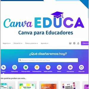 Imagen de portada para Curso online Curso: Canva para Educadores (Tics Para Educadores)