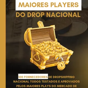 Imagem de capa para o Ebook Lista 100 Fornecedores de Dropshipping Nacional Atualizada 