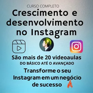 Imagem do curso Crescimento e desenvolvimento do Instagram