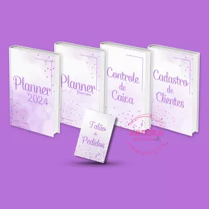 Imagem de capa para o Ebook PACK ARTEIRA ORGANIZADA ROXO💜
