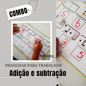 Imagem de capa para o Ebook 20,00 Combo de pranchas Matemáticas - Adição e subtração