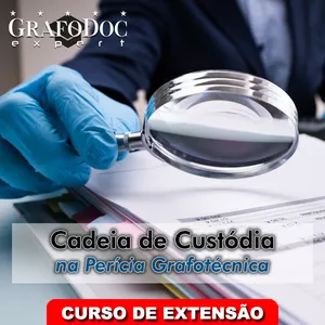 Imagem de capa para o Curso online Cadeia de Custódia na Perícia Grafotécnica