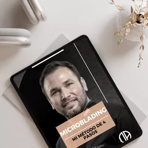 Imagen de portada para Ebook Mi método de 4 pasos en Microblading