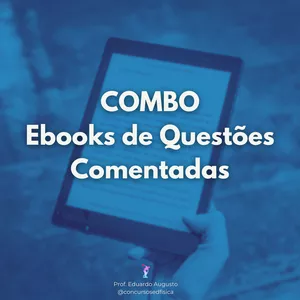 Imagem de capa para o Ebook Combo Ebooks de Questões Comentadas