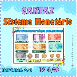 Imagem de capa para o Ebook CARTAZ SISTEMA MONETÁRIO BRASILEIRO 