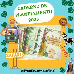 Imagem de capa para o Ebook CADERNO DE PLANEJAMENTO 2024 - SAFARI