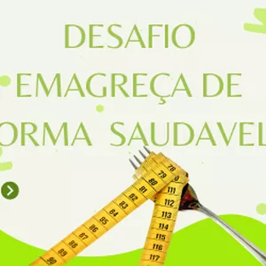 Imagem de capa para o Curso online Desafio Emagreça de forma saudável