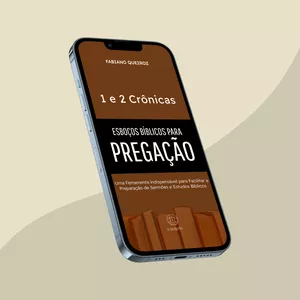 Imagem de capa para o Ebook Esboços Bíblicos Para Pregação - 1 e 2 Crônicas