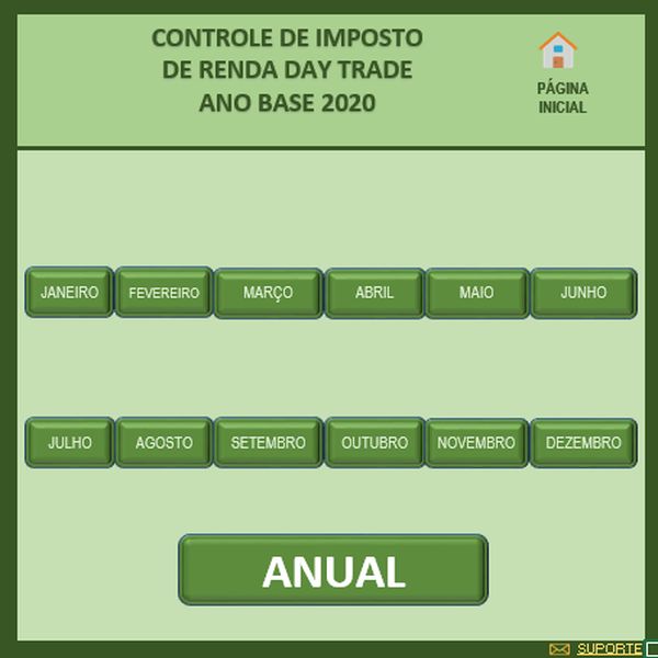 Planilha Day Trade Anual 2021 + Imposto de Renda Day Trade ...