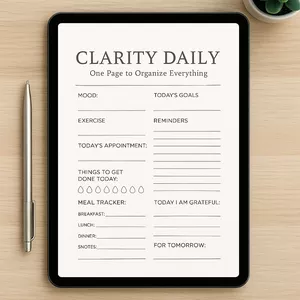 Cover image for Ebook My Simple Day – Digital Daily Planner