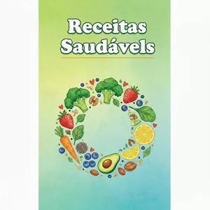 Imagem de capa para o Ebook Receitas Saudáveis para Auxiliar no Emagrecimento