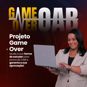 Imagem de capa para o Curso online Game Over OAB– Seu Guia de Estudos para o Exame de Ordem com Livro Digital