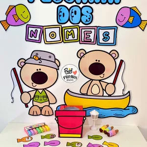 Imagem de capa para o Ebook Pescaria dos Nomes – Aprender o nome brincando!  
