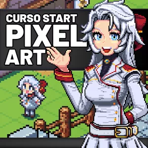 Imagem de capa para o Curso online Pixel Start - Curso Start em Pixel Art