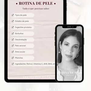 Imagem de capa para o Ebook E-book Completo Rotina de Pele + Guia dos Cuidados Corporais