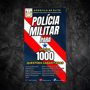 Imagem de capa para o Ebook Exercícios Gabaritados PM/PA Oficial