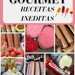 Receitas de Geladinho gourmet [ Fature de 2 a 5 mil por mês 