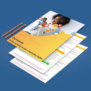 Imagem de capa para o Curso online Orçamento para Gestão de Redes Sociais Editável