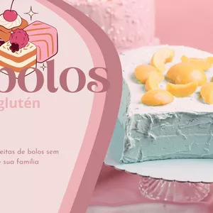 Imagem de capa para o Ebook 10 bolos sem glúten