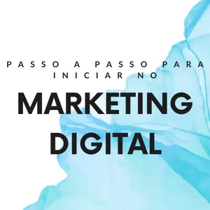 Imagem de capa para o Ebook Passo a Passo Para Iniciar no Marketing Digital