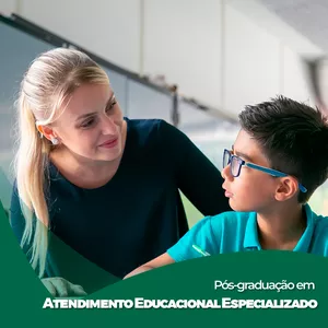 Imagem de capa para o Curso online Pós-Graduação em AEE - Atendimento Educacional Especializado