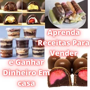 Imagem de capa para o Ebook Receitas Para Vender e Ganhar Dinheiro Em casa