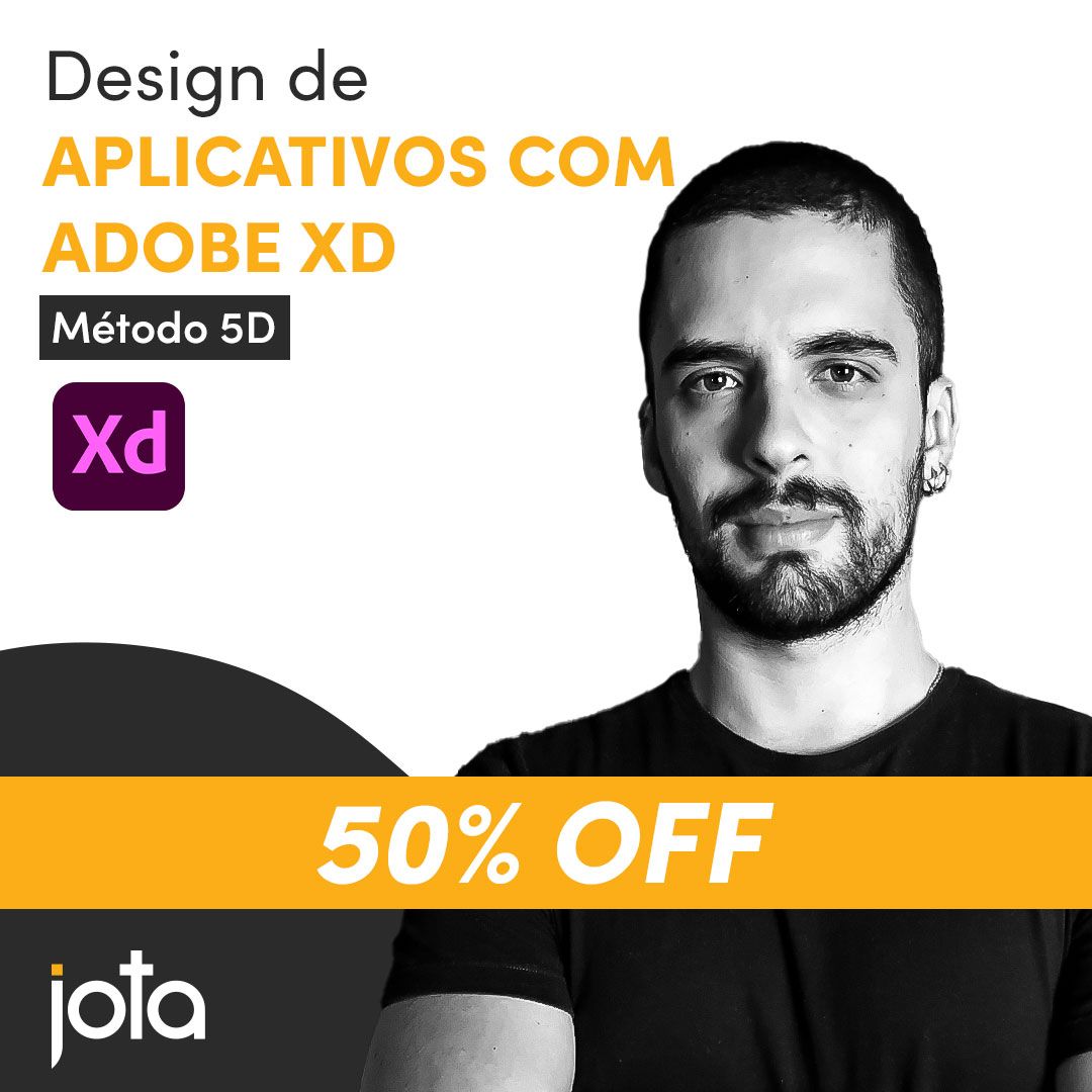 Imagem do curso Design de aplicativos com Adobe XD - MÉTODO 5D