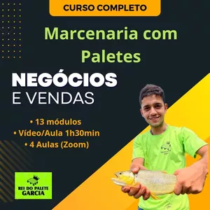 Imagem do curso Móveis de Paletes - Aprenda a Criar e Decorar 