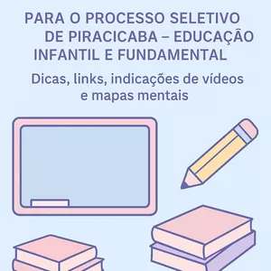 Imagem de capa para o Ebook GUIA PRÁTICO :  Processo seletivo de Piracicaba /2025