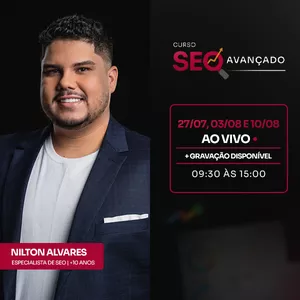 Imagem de capa para o Evento online Curso de SEO Avançado