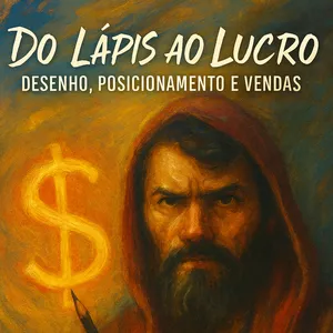 Imagem de capa para o Ebook Do Lápis ao Lucro – Desenho, Posicionamento e Vendas
