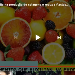 Imagem do curso ALIMENTOS QUE AJUDAM NA PRODUÇÃO DE COLAGENO REDUZ A FLACIDEZ E CELULITE