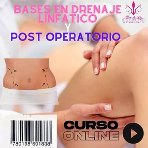 Imagen de portada para Curso online Drenaje linfático y post operatorio 