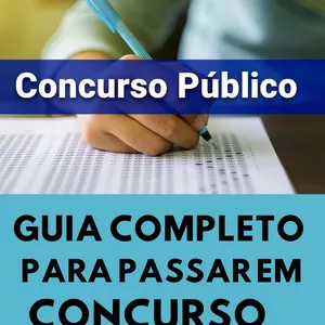 Imagem de capa para o Ebook Guia Completo para Passar em Concursos Públicos