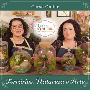 Imagem de capa para o Curso online Terrários: Natureza e Arte