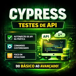 Imagem do curso Curso automação de testes Cypress via API