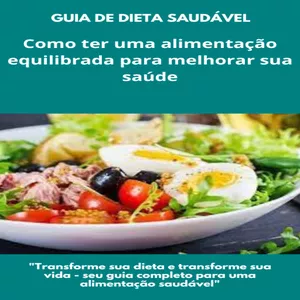 Imagem de capa para o Ebook Guia de dieta saudavel