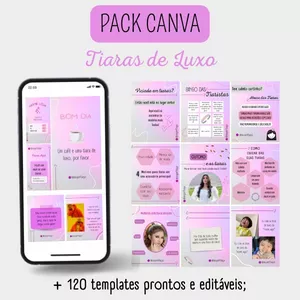 Imagem do curso PACK CANVA TIARAS DE LUXO 