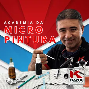 Imagem de capa para o Curso online Academia da Micro Pintura