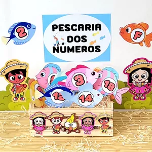 Imagem de capa para o Ebook Pescaria dos Números