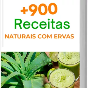 Imagem de capa para o Curso online + 900 Receitas Naturais com Ervas