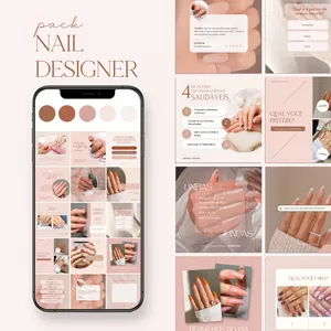 Imagem de capa para o Curso online Pack Nail Designer