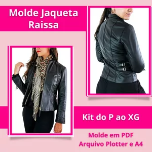 Imagem de capa para o Ebook Molde Jaqueta Raíssa