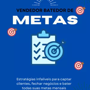Imagem de capa para o Ebook Vendedor Batedor de Metas